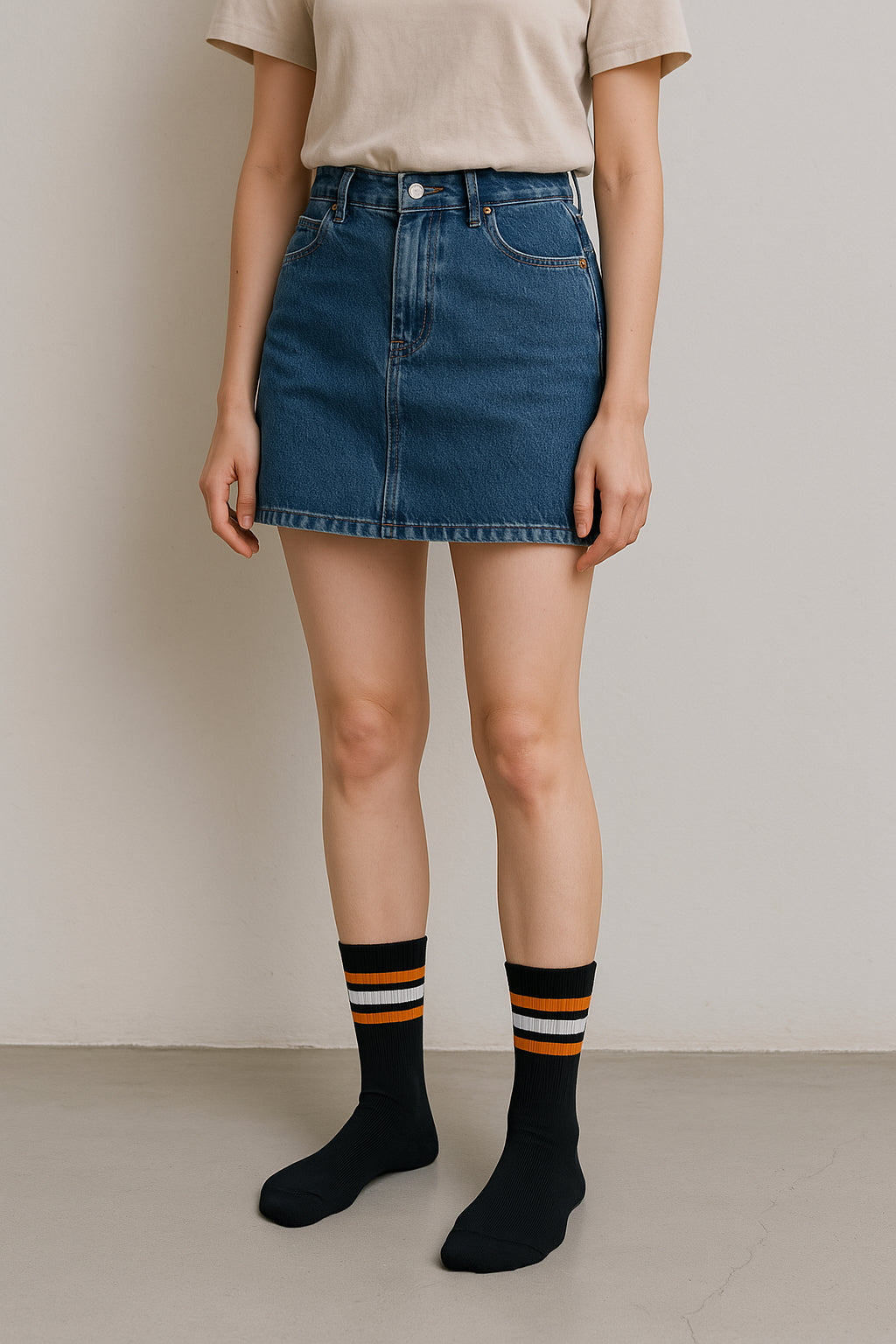 Thela Gaadi Crew sock - Black Classic Vintage Socks