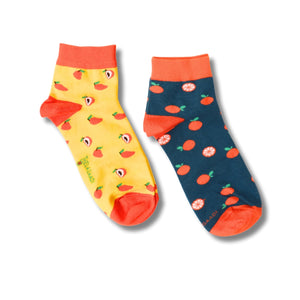 Thela Gaadi Ankle sock - Peachy Pops