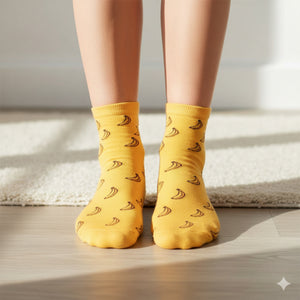 Thela Gaadi Ankle sock - Fruit Custard