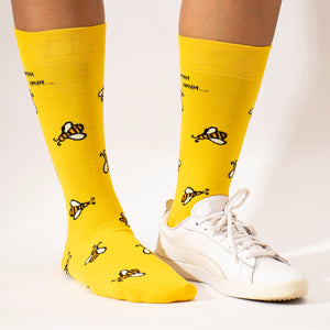Thela Gaadi Crew sock - HONEY BEE SOCKS