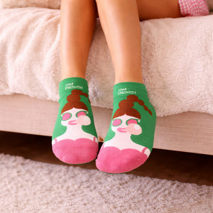 Thela Gaadi Low cut ankle sock - Girl Power Socks