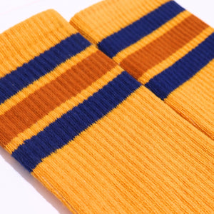 Thela Gaadi Crew sock - Mustard Classic Vintage Socks