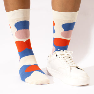 Thela Gaadi Crew sock - Abstract Pattern Socks