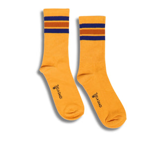 Thela Gaadi Crew sock - Mustard Classic Vintage Socks