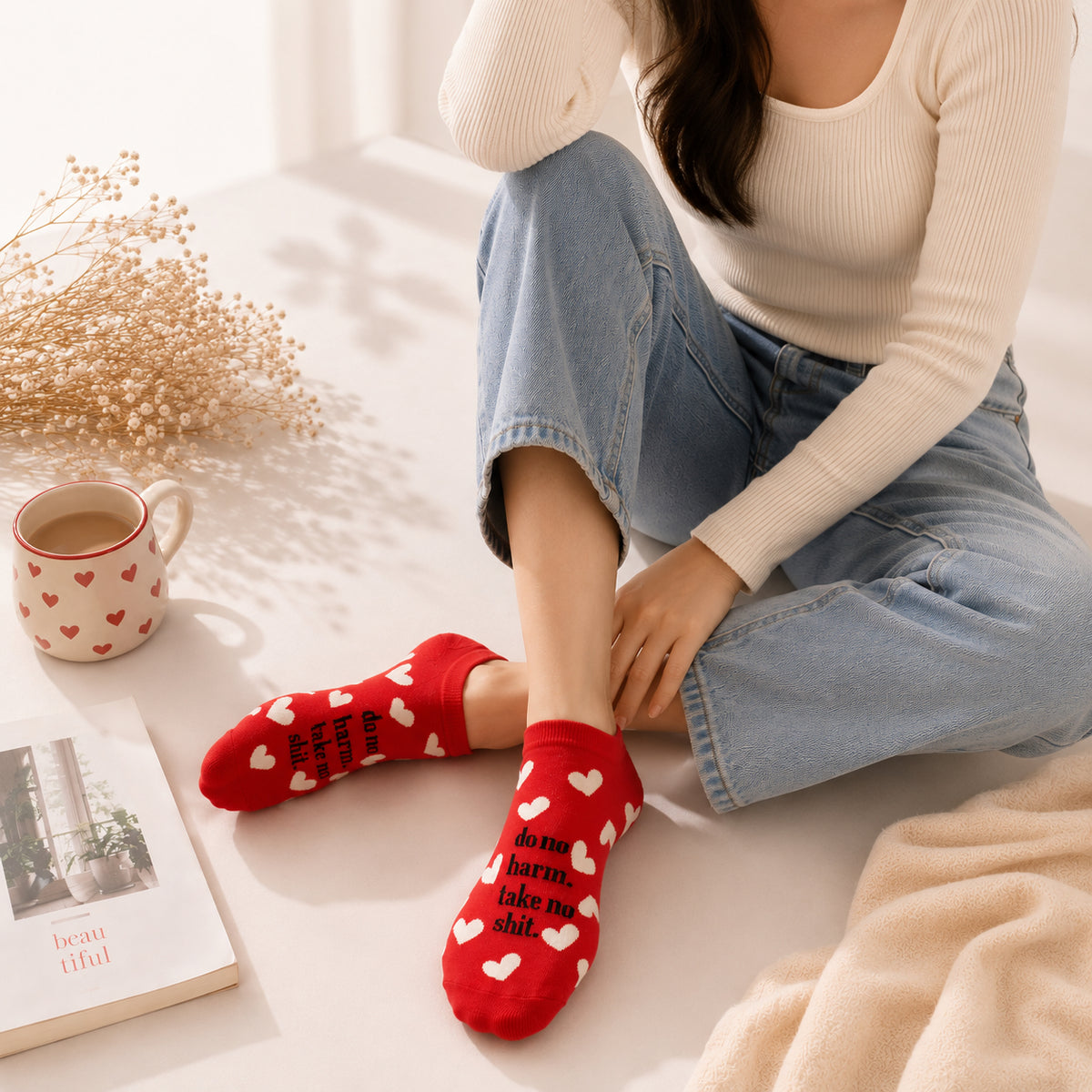 Thela Gaadi Low cut ankle sock - Bold and Beautiful