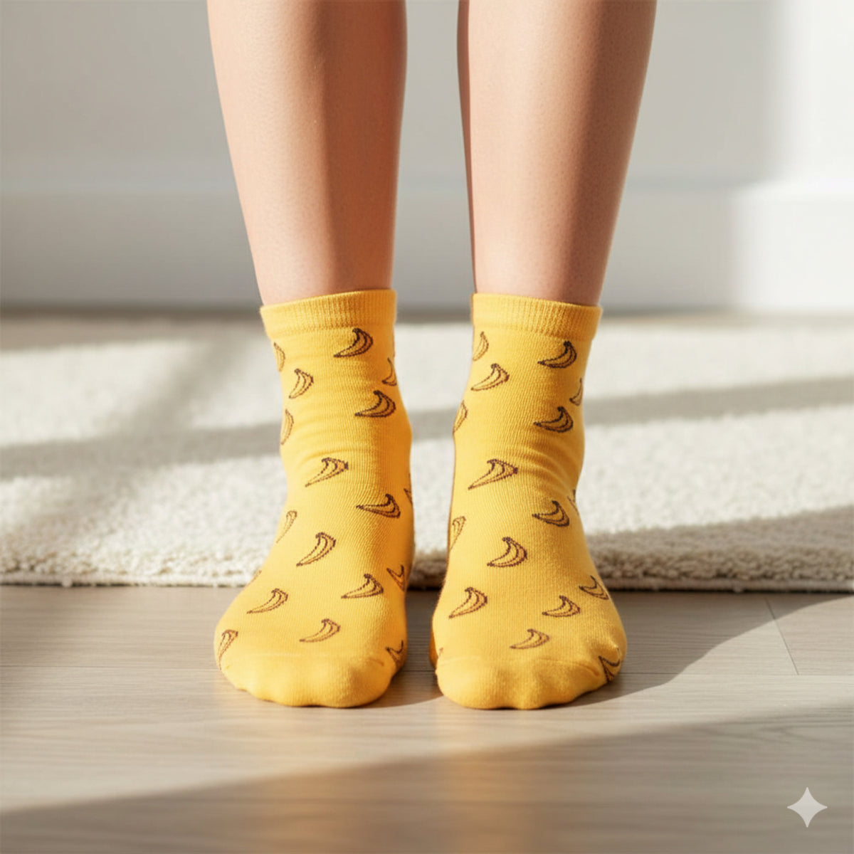 Thela Gaadi Ankle sock - Fruit Custard